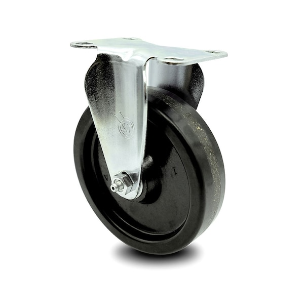 5 Inch Phenolic Wheel Rigid Top Plate Caster